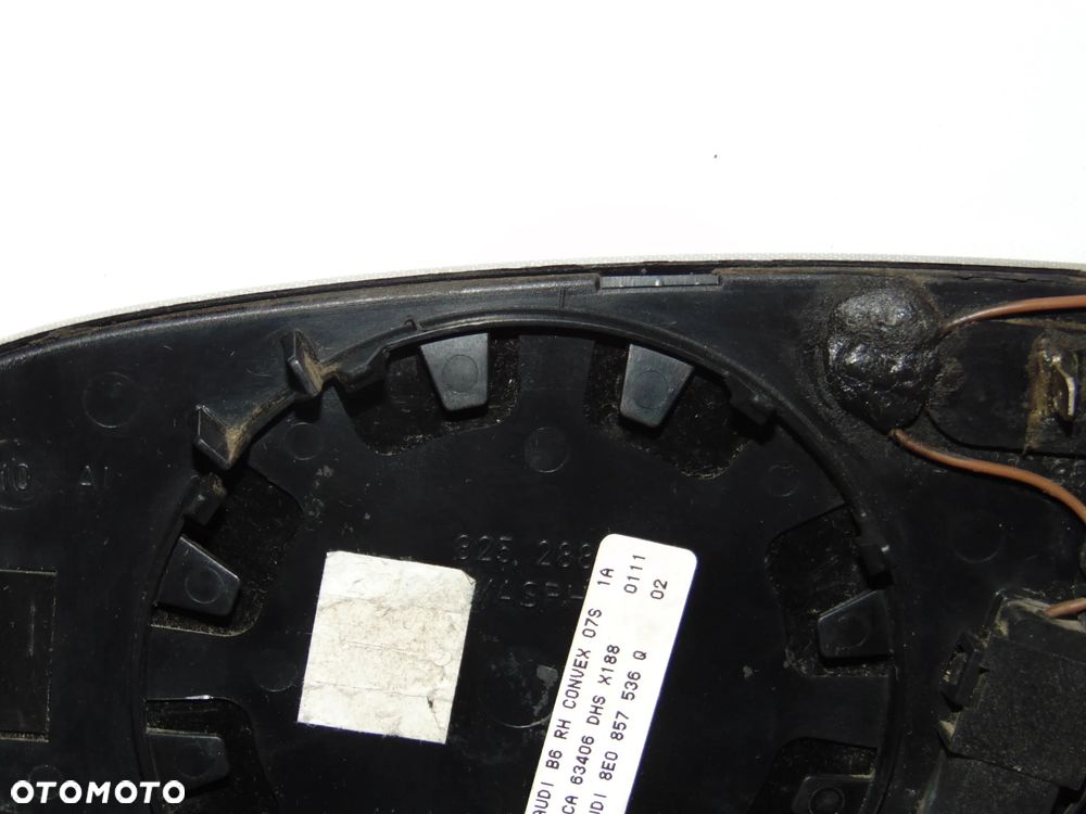 ORYGINAŁ fotochrom lustro lusterko prawe fotochromatyczne 8E0857536Q Audi A4 B6 sedan kombi 00-04r EUROPA - 13