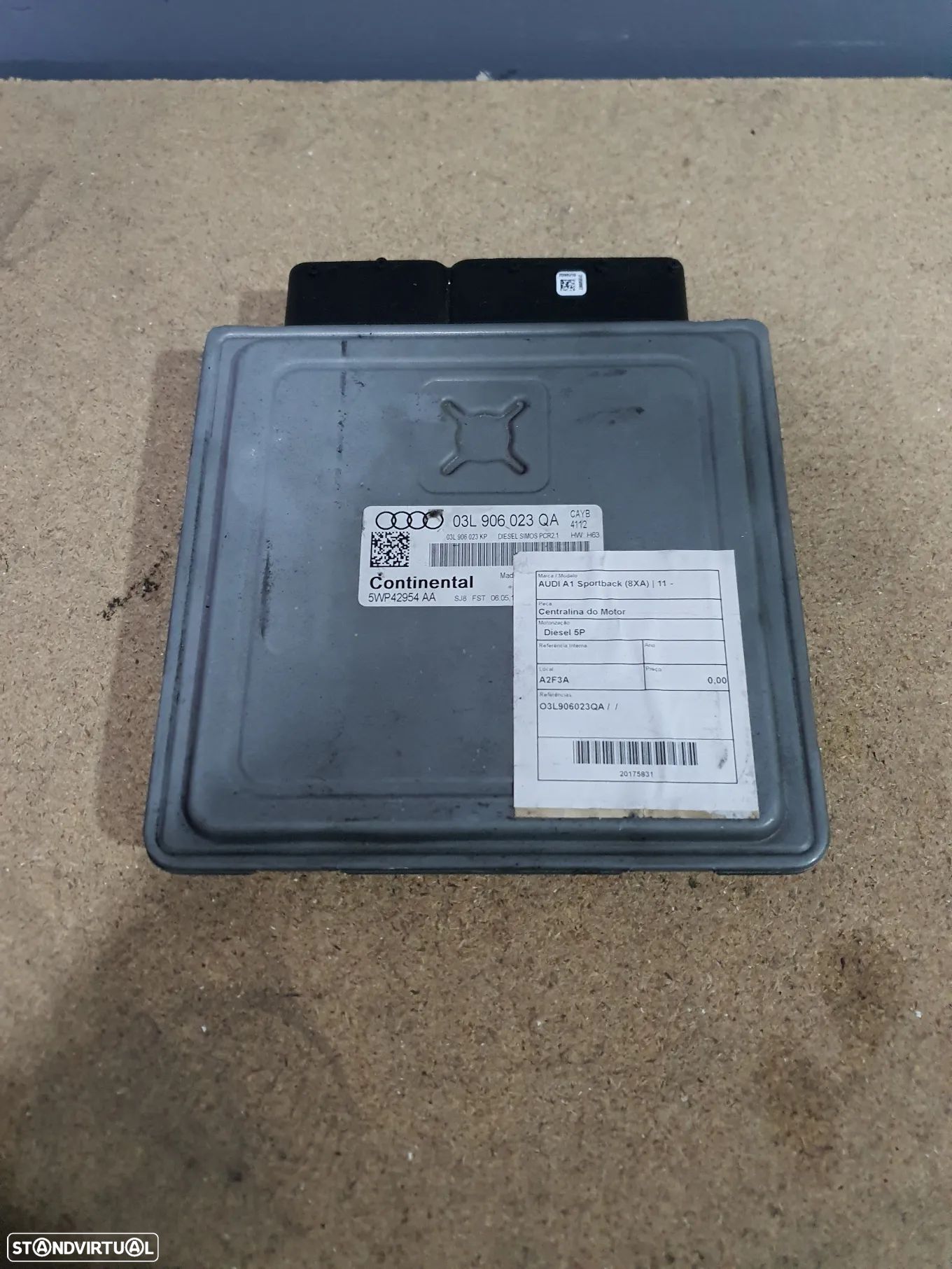 CENTRALINA DO MOTOR AUDI / 03L906023QA - 1