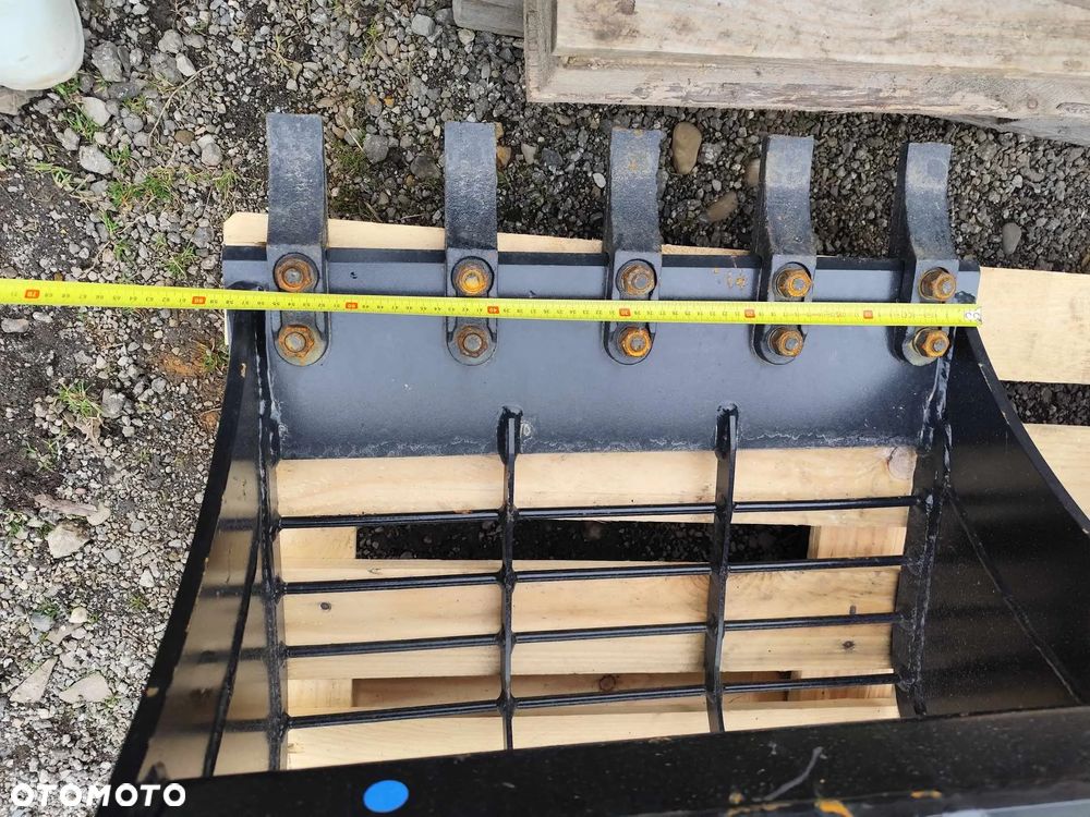 Łyżka szkieletowa ażurowa  przesiewowa przesiewająca sortująca 60cm fi30 do minikoparki NOWA - 8