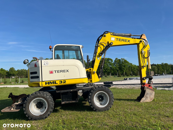 Terex TEREX HML 32 TW 85 3x ramię łamane SCHAEFF 9ton 2 łyżki DEUTZ Dodatkowa hydraulika ZWINNA SILNA koparka DZIELONE stopy Atlas Volvo 2005r 4300mth po serwisie