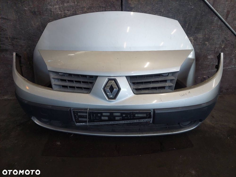 KOMPLETNY PRZÓD MASKA ZDERZAK LAMPY BŁOTNIK RENAULT SCENIC II TED69 - 7