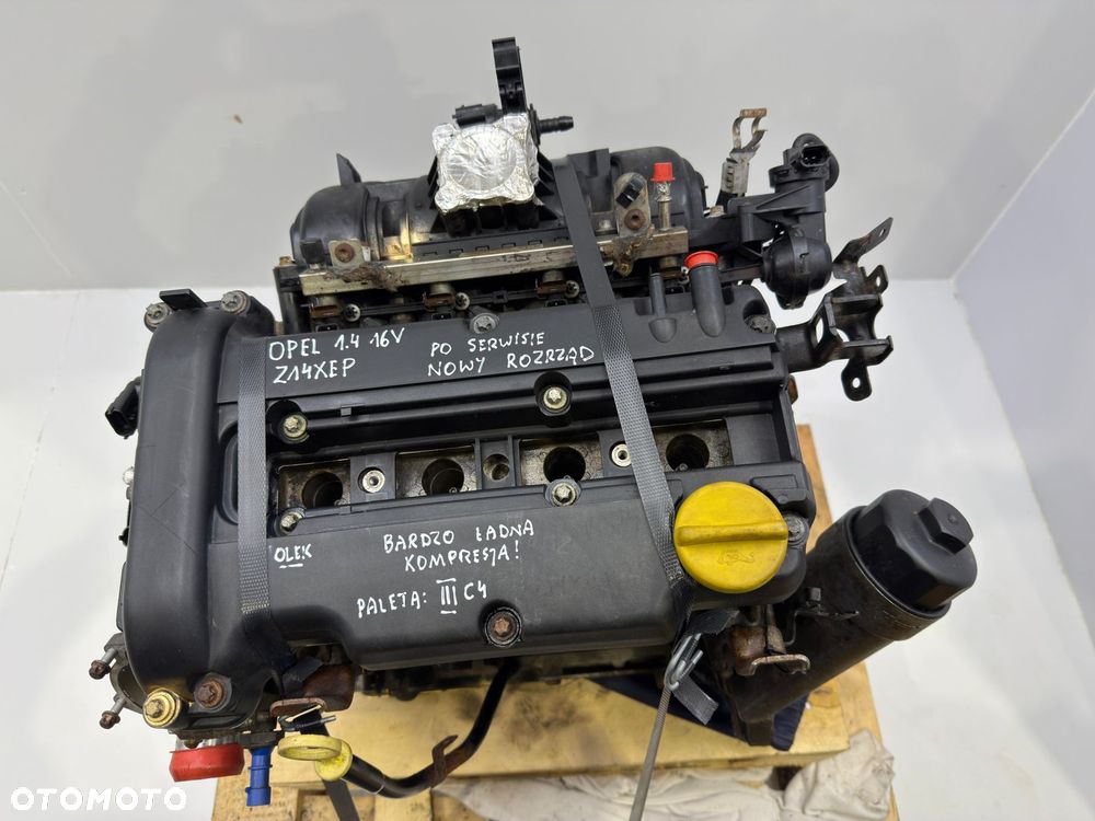SILNIK KOMPLETNY Opel Astra III H Tigra 1.4 16V 90KM nowy rozrząd Z14XEP - 1