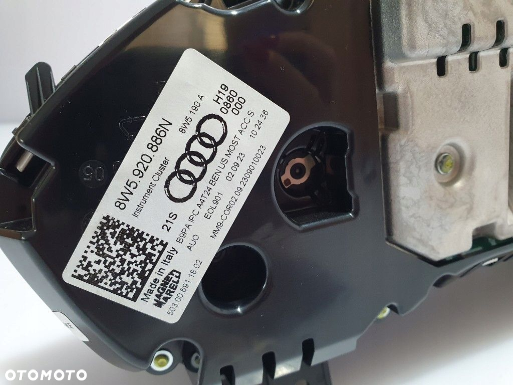 NOWY ORYGNAŁ AUDI A4 S4 A5 S5 Q5 RS4 RS5 LICZNIK ZEGAR 8W5920886N - 12