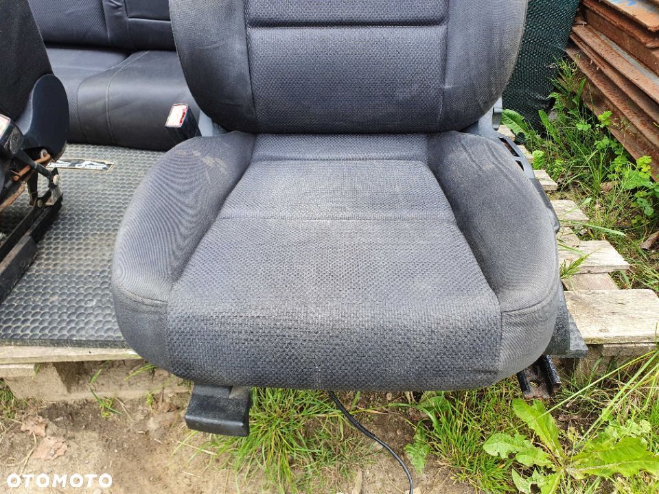 Fotele Fotel Kanapa Skladana Welur Czarny Soul Audi A4 B6 Sedan Kombi - 7