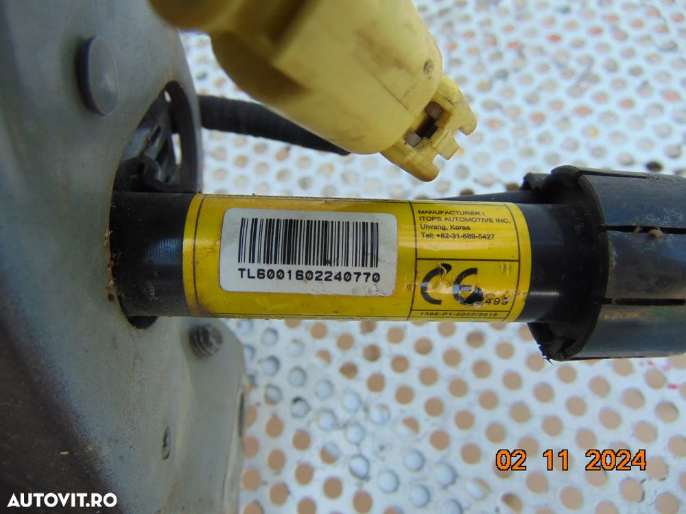 Balamale capota Hyundai Tucson 2014-2020 balamale cu capse pirotehnice - 7