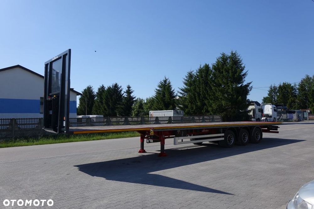 LeciTrailer PLATFORMA / MEGA / OSIE SAF / PODŁOGA WZMACNIANA - SZYNA-DESKA
