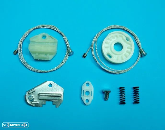 Kit reparação elevador vidros Opel Corsa Frontera Meriva Adam Tigra NOVO - 1
