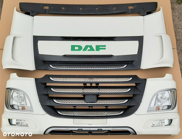 DAF XF 106 E6 ZDERZAK MASKA GRILL HALOGENY LAMPY