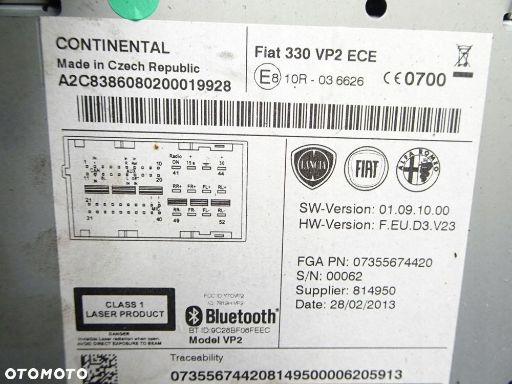 radio cd fiat 500l 07355674420 - 11