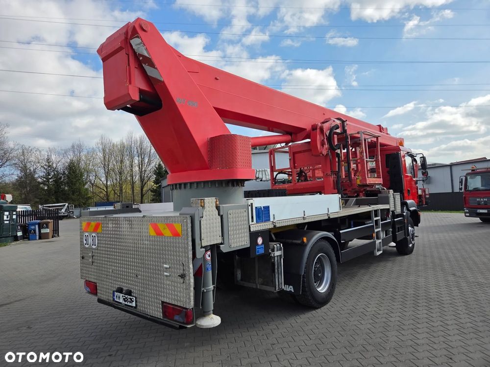 MAN TGM 18.280 4x4 BB - 45 m WUMAG Elevant Palfinger WT 450 Podnośnik koszowy zwyżka Ruthmann Multitel terenowy - 3