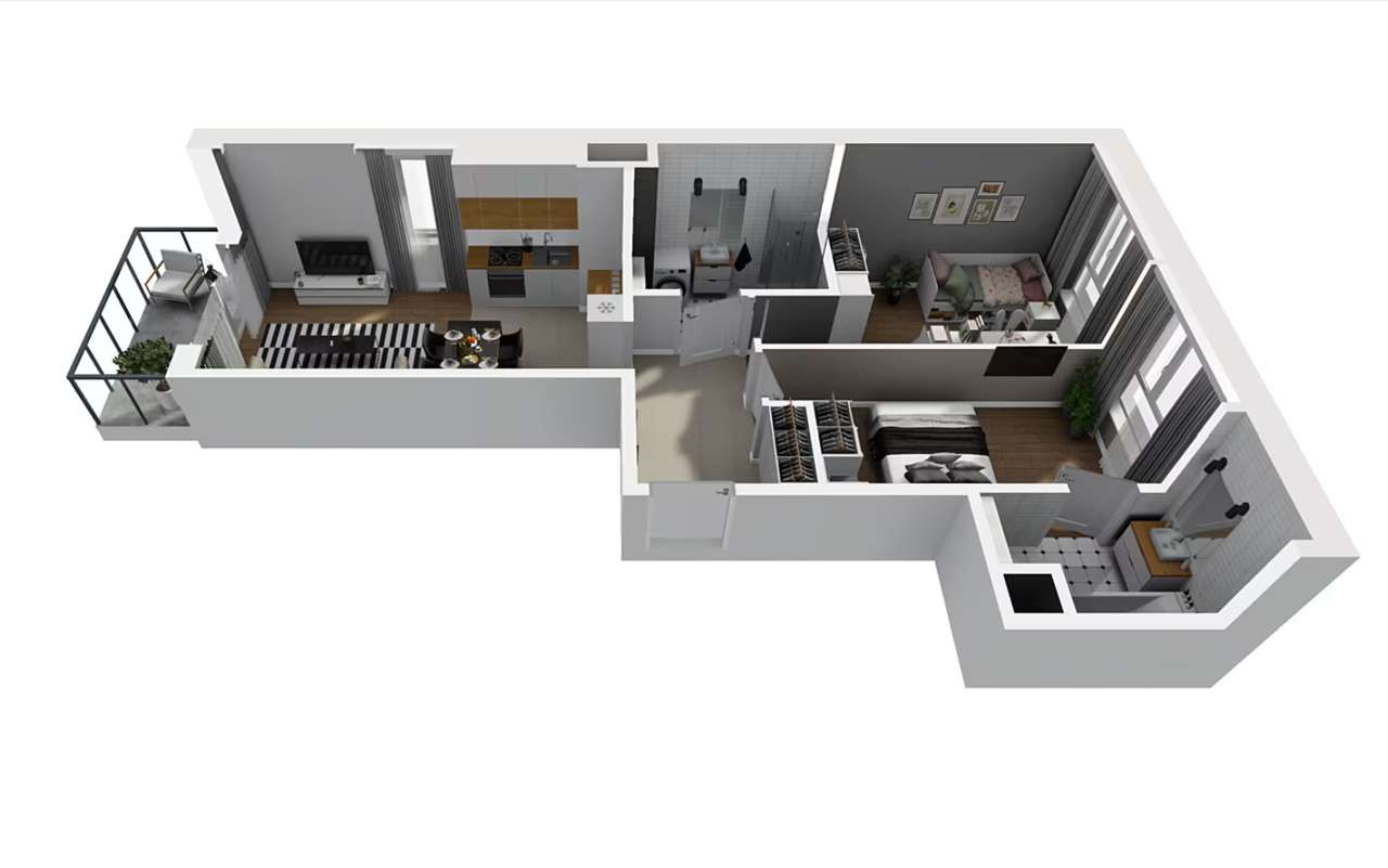 Mieszkanie na sprzedaż, 3 pokoje, 58 m², Warszawa