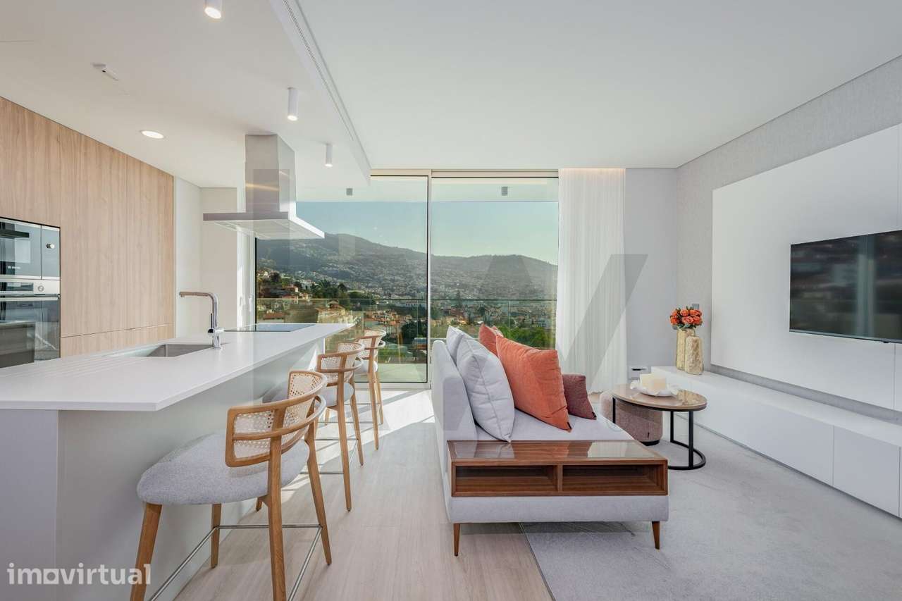 Excelente apartamento T1 no Edifício Unique Maravilhas - Funchal - Grande imagem: 2/33