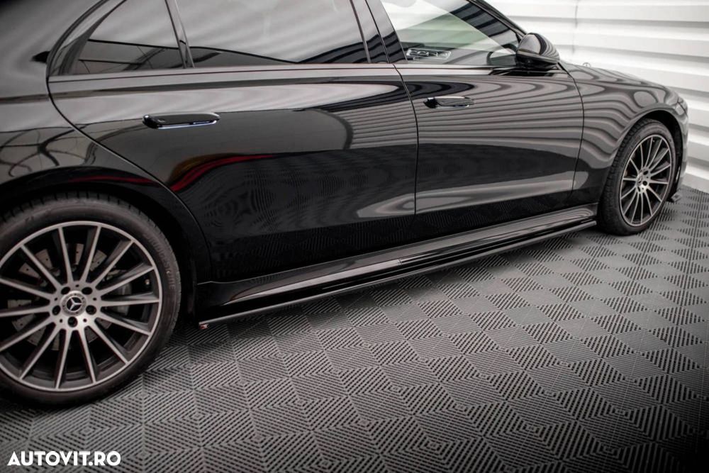 Prelungiri Praguri compatibile cu Mercedes S Class W223 AMG Line Maxton Design - 4