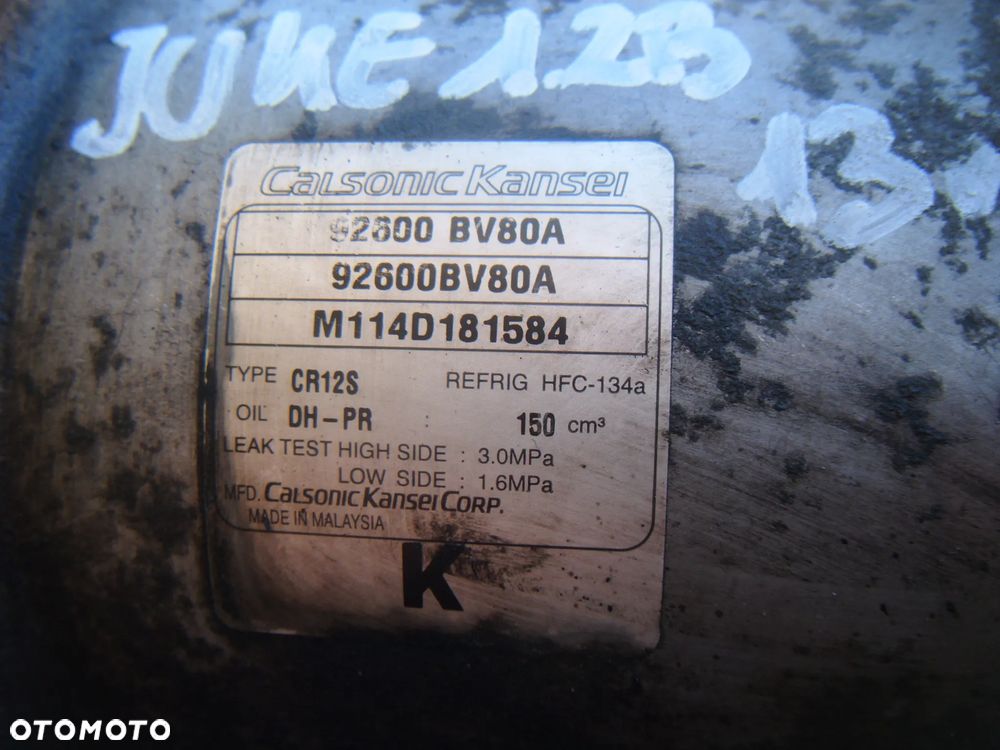 nissan juke f15 1.2 dig-t kompresor- sprężarka klimatyzacji - 3