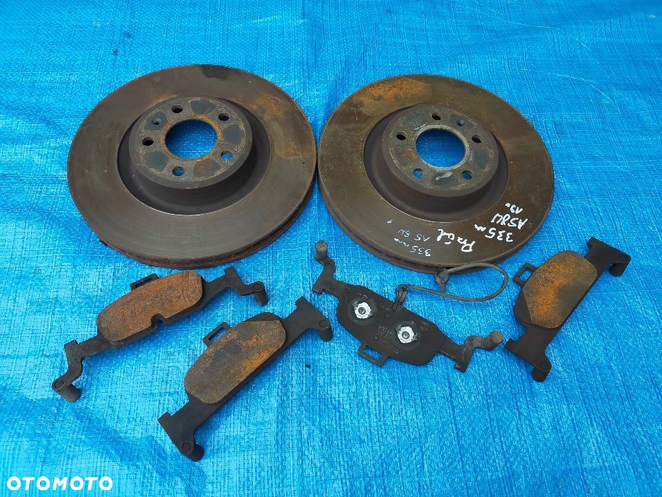 Audi A5 8W A4 B9 335mm Zacisk Hamulcowy Przód Zaciski Hamulcowe Tarcze Klocki - 3