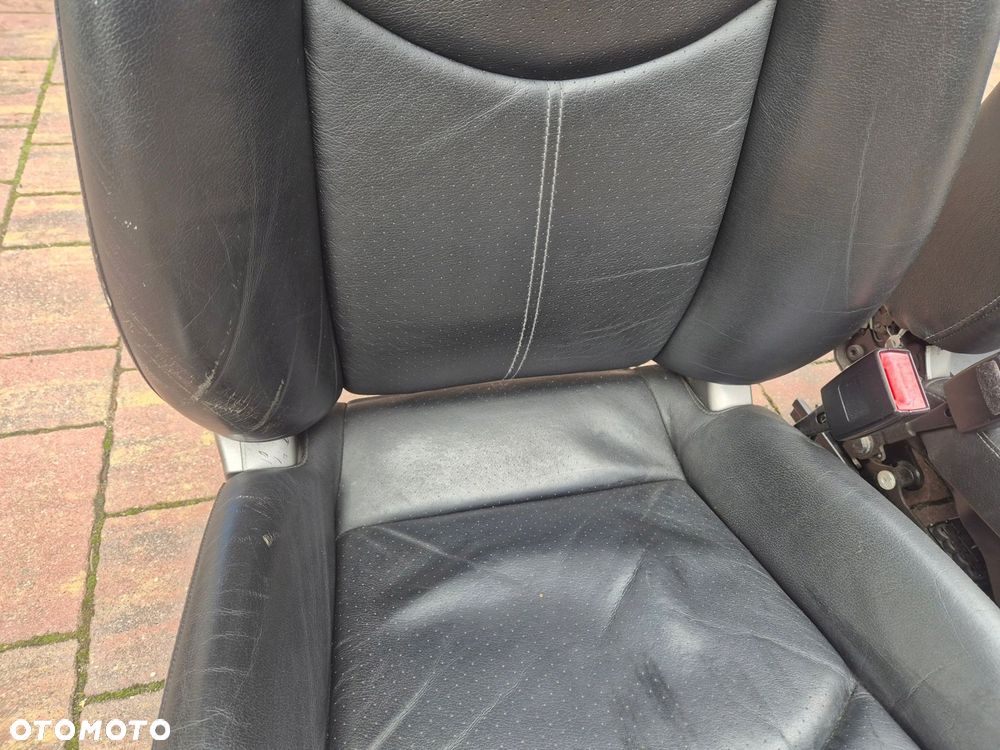 fotel prawy lewy czarny 2szt porsche boxster 987 - 4