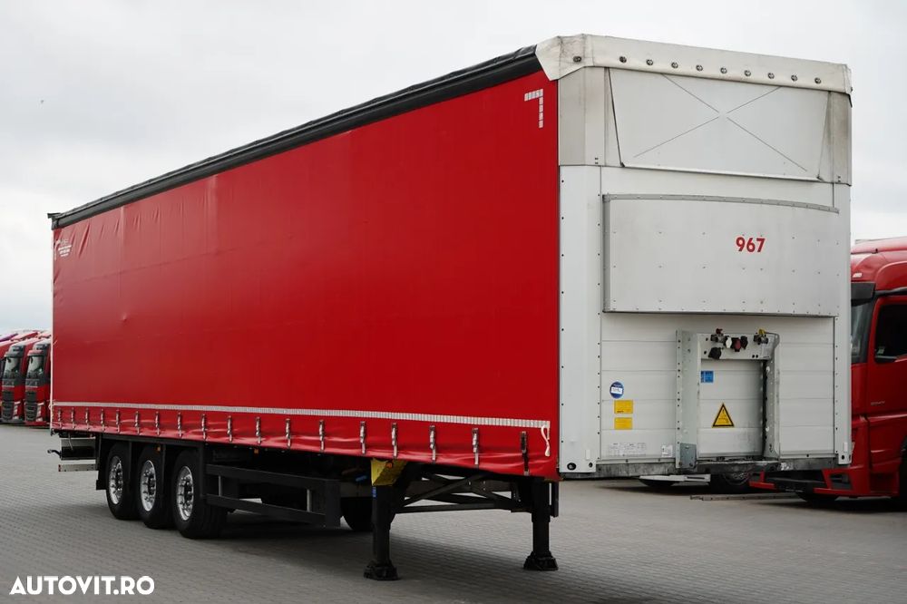 Schmitz Cargobull CORTINĂ / JOLODA / REMORCA RODA / VARIOS / 385/55 R22.5 / ACOPERIȘ CULISANT - 8