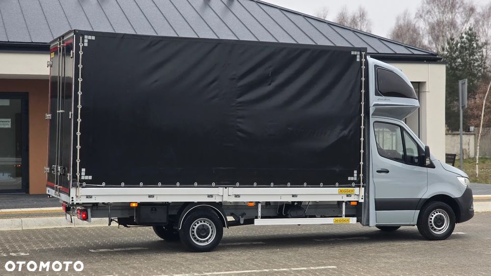 Mercedes-Benz SPRINTER 316 CDI 907❗ PLANDEKA 10 PALET / DRZWI Z TYŁU / DWIE WYSOKOSCI JAZDY / ZABUDOWA JEGGER / MAX ROZSTAW OSI / PODUSZKI PNEUMATYCZNE / SYPIALKA / RAMA / LAWETA / SALON POLSKA ❗❗ - 20