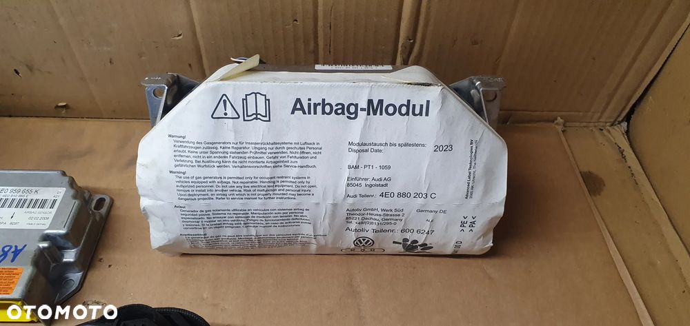 Poduszki pasy AIRBAG sensor zestaw naprawczy Audi A8 D3 Lift - 2