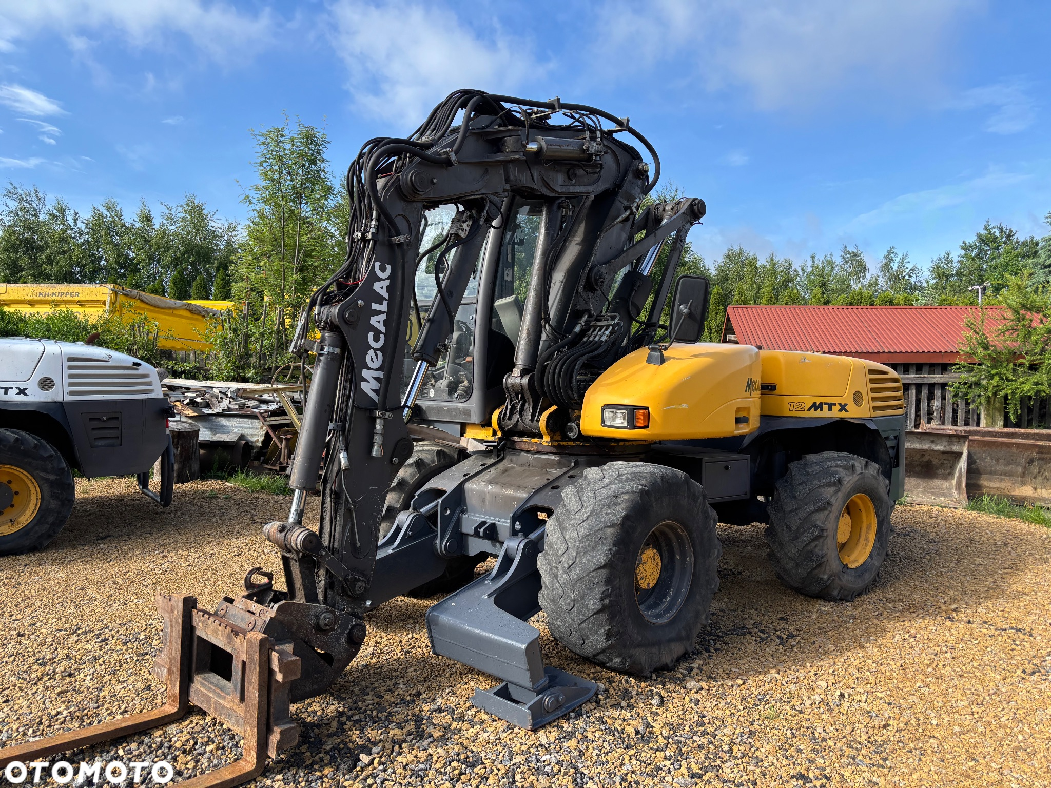 Mecalac MTX12 koparko ładowarka obrotowa skrętna cumins podpory - 3
