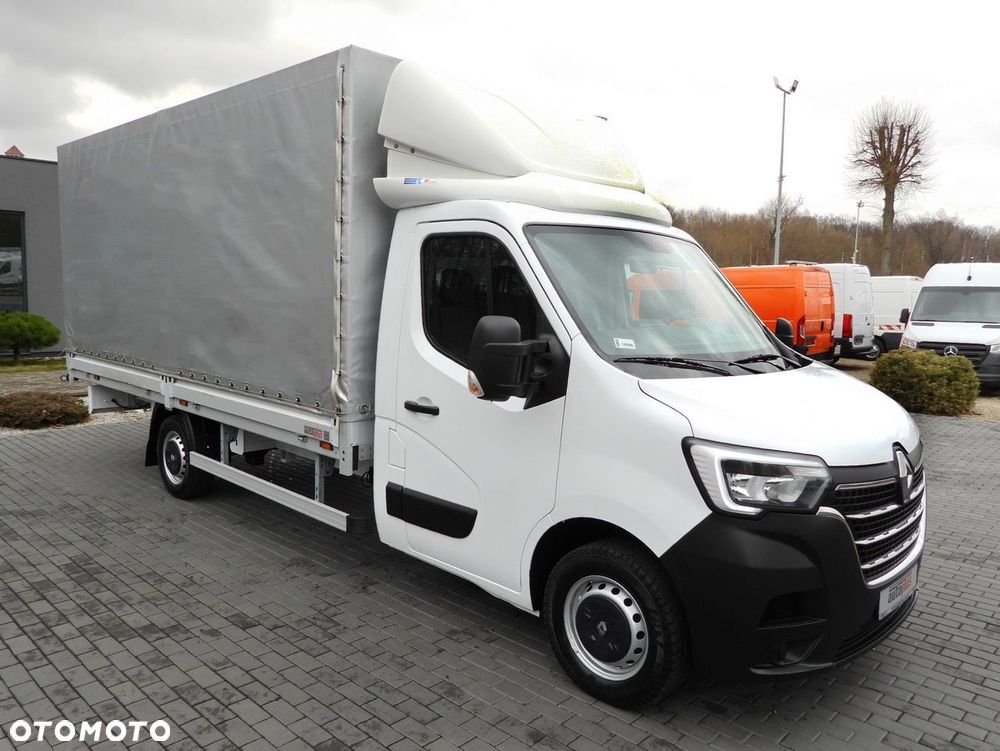 Renault MASTER PLANDEKA 10 PALET TEMPOMAT LEDY PNEUMATYKA KLIMATYZACJA  165KM - 5