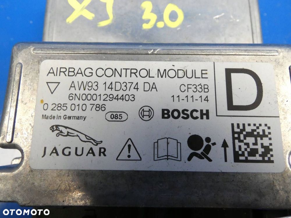 JAGUAR XJ X351 MODUŁ STEROWNIK PODUSZEK POWIETRZNYCH AIR BAG - 2