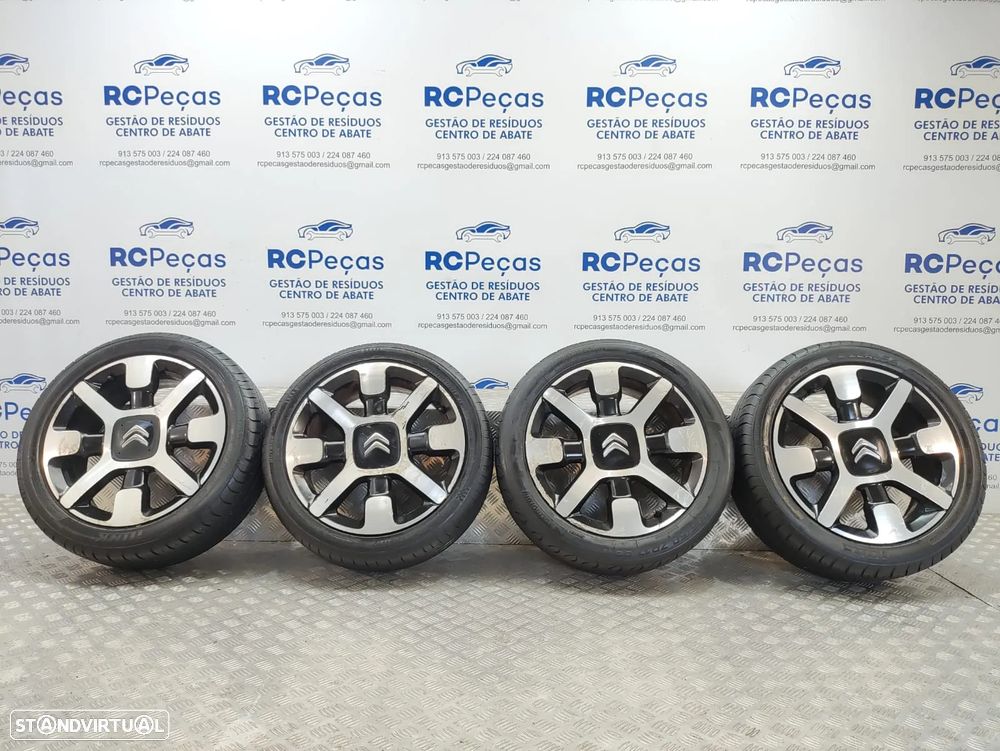 Conjunto jantes 17 originais Citroen C4 Cactus 6,5J ET19 4x108