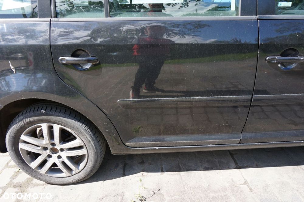 DRZWI TYLNE PRAWE TOURAN I 1T LC9Z  CZARNY VOLKSWAGEN 2003-2006 - 3