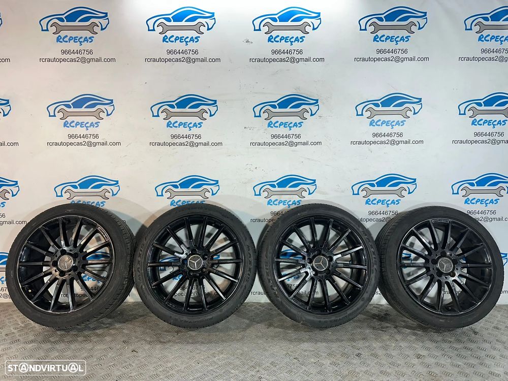 .Conjunto Jantes 18 Originais AMG Mercedes Benz 5x112 7.5J ET52 A 176 601 02 00 - 2