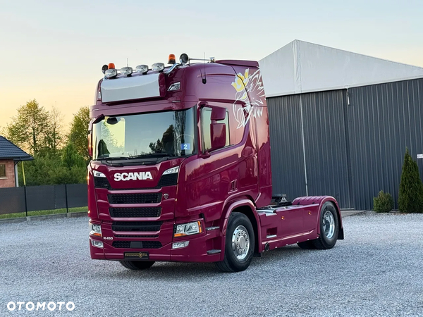 Scania R 450/CAŁA NA PODUCHACH/WAGA 1+2 OŚ/KLIMA POSTOJOWA/RETARDER