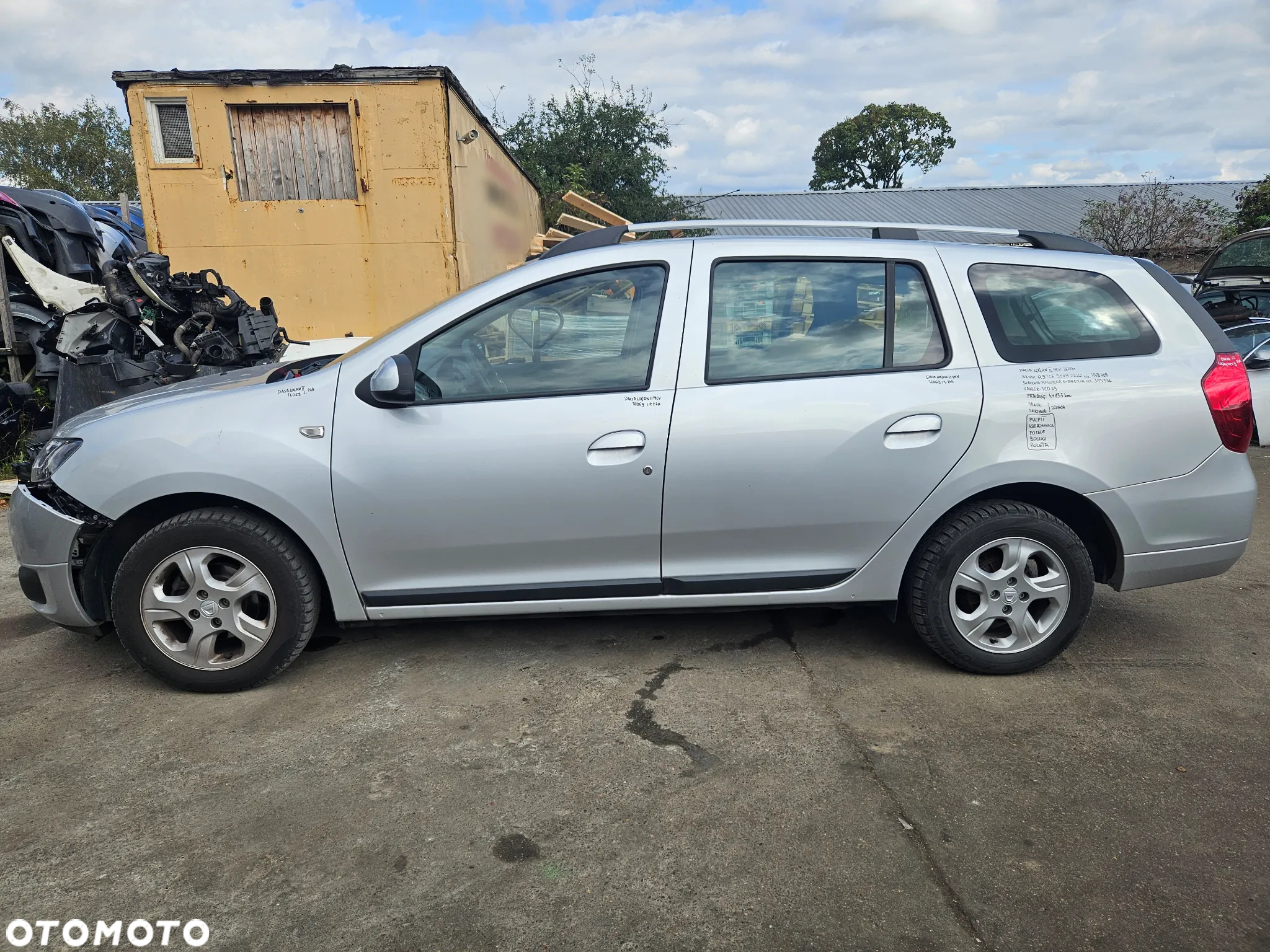 DACIA LOGAN II MCV DRZWI PRAWY PRZÓD PRAWE PRZEDNIE TED69 - 15