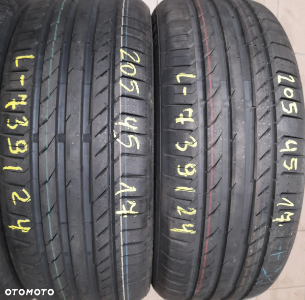 205/45r17 88W (L739/24)003 2szt 7mm CSC 5 ContiSportContact 5 CONTINENTAL LETNIE