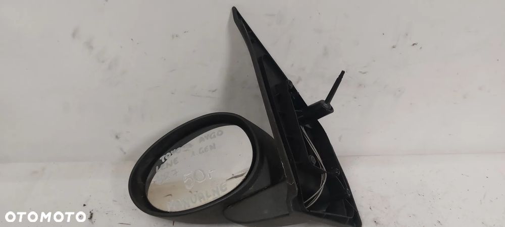 .  LUSTERKO MANUALNE TOYOTA AYGO 1.GEN LEWE 8R7 - 3