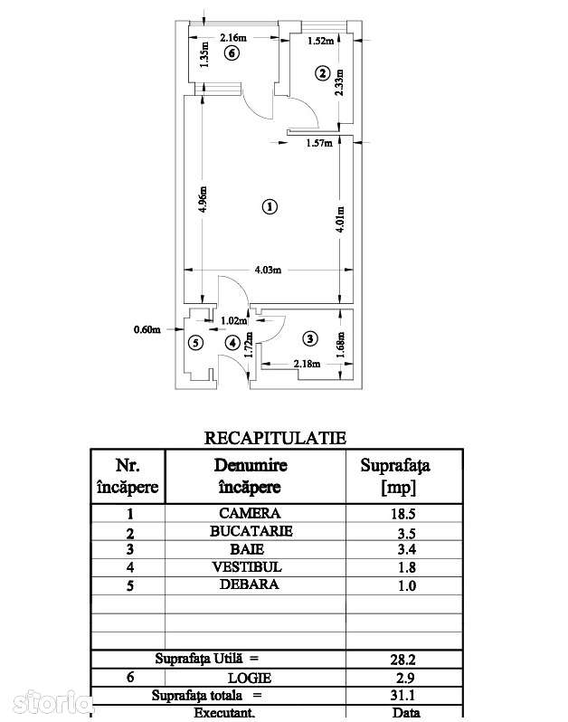 Garsoniera mobilata Drumul Taberei metrou Favorit/ AFI Cotroceni - Imagine principală: 2/6