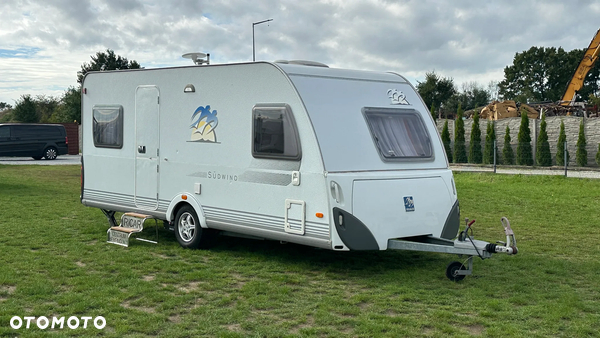 KNAUS 500 SUDWIND z przedsionkiem Isabella i napędem Enduro.