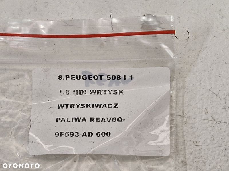peugeot 508 i 1 1.6 hdi wtrysk wtryskiwacz paliwa reav6q-9f593-ad - 6