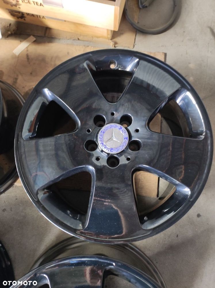 NOWE CZARNE Felgi aluminiowe 17 Mercedes S-klasa W221 5x112 ET43 VITO - 3