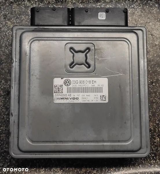 KOMPUTER STEROWNIK SILNIKA 03G906018EH SIMOS PPD1.2 2.0 TDI VW AUDI SEAT SKODA - 1