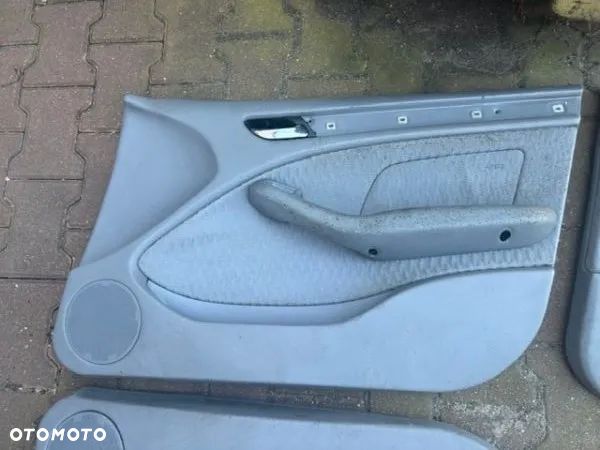 BMW 3 E46 sedan BOCZKI BOCZEK szary siwy kolor airbag lewy prawy przód przedni tył tylny wersja EUROpa - 3