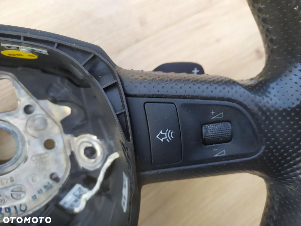 AUDI A6 C6 A8 D3 LIFT Q7 KIEROWNICA TRÓJRAMIENNA CZARNA SOUL ŁOPATKI - 13