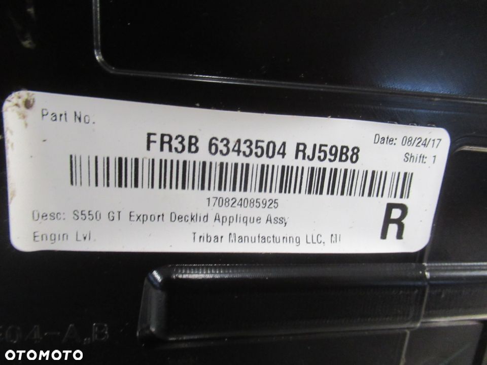 BLENDA KLAPY TYŁ TYLEJ FORD MUSTANG VI 6 FR3B-6343504 2014-2017 - 19