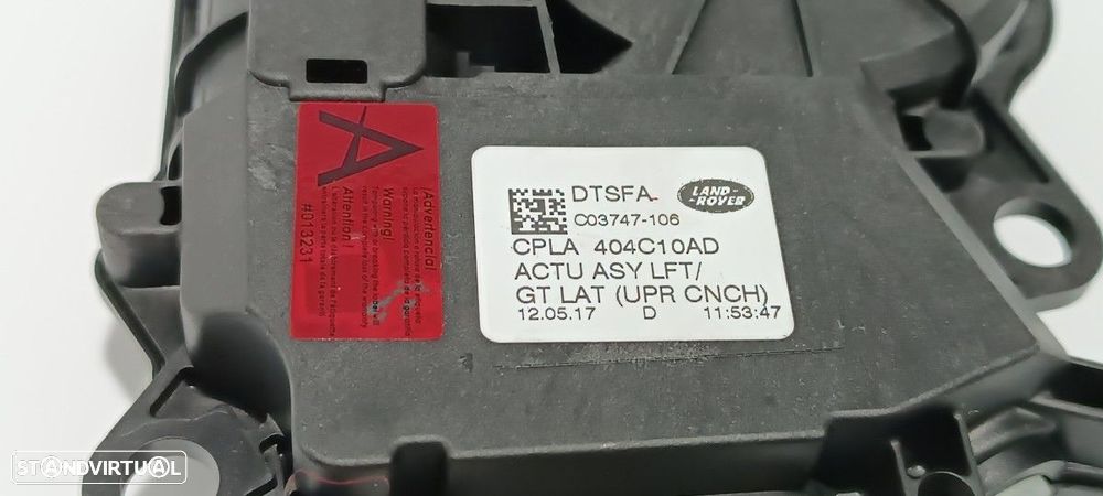 FECHADURA DA MALA LAND ROVER RANGE ROVER VELAR VELAR - 2