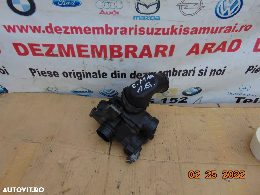 clapeta acceleratie Ford Focus 1.6tdci C Max Peugeot citroen 1.6hdi c4 c3 picasso 307 207 berlingo - 2