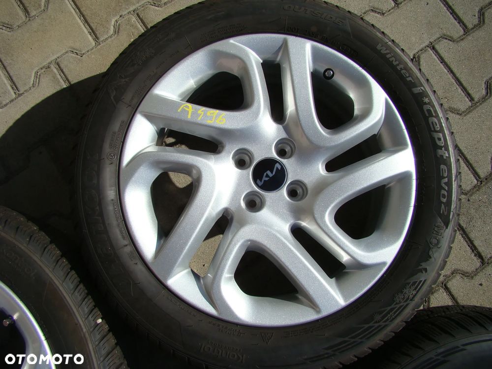a496 4x100 Kia Stonic Hyundai Bayon 6,5jx17 opony zimowe 205/55 R17 - 4