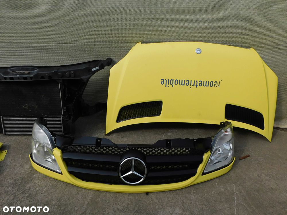 Sprinter 906 maska zderzak lampy błotniki chłodnice przód kompletny - 5