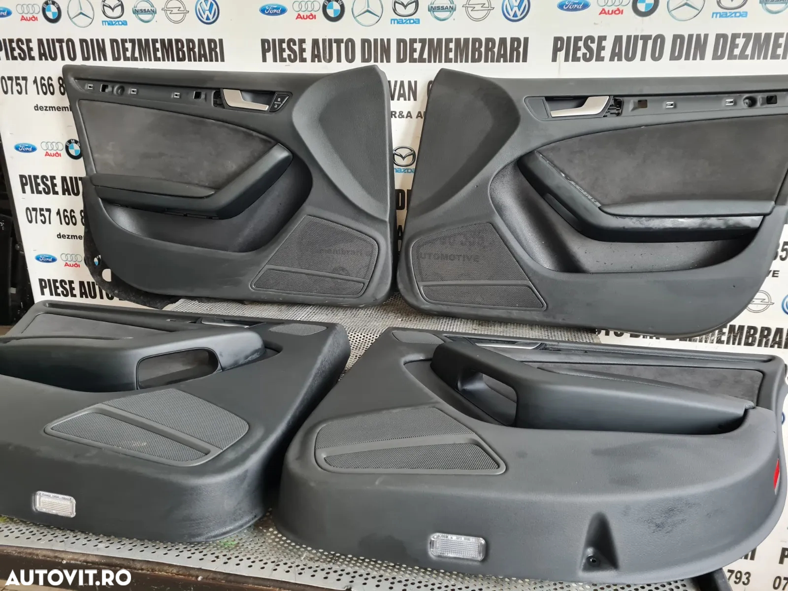 Set Fete Fata Tapiterie Usa Piele Alcantara Audi A5 Sportback 4 Usi 2.0 Tdi Euro 5 Motor CJC Cutie - 5