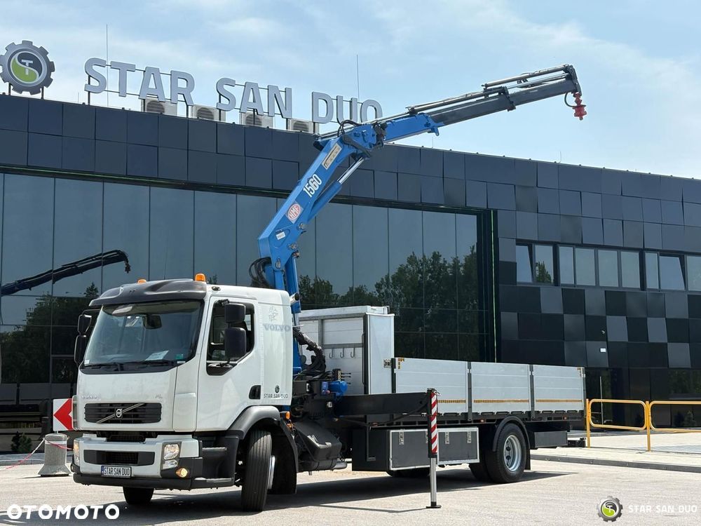 Volvo FE 240 4x2 HMF 1560 K3 HDS Żuraw Rotator Crane Kran - 8