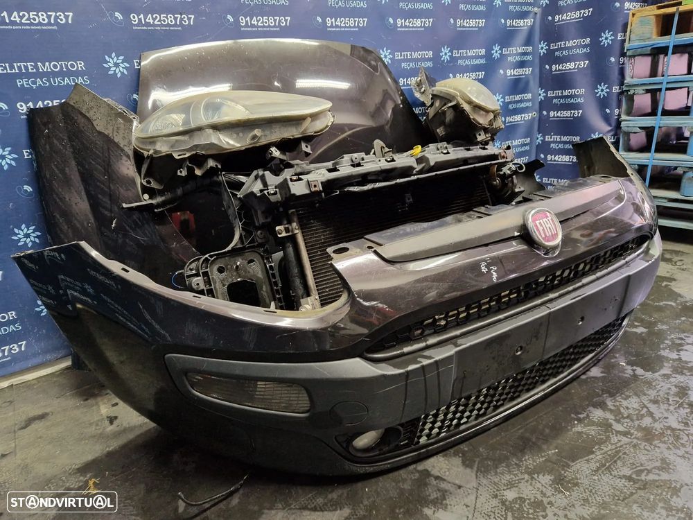 Frente completa usada FIAT PUNTO EVO capot parachoques oticas guardalamas - 4