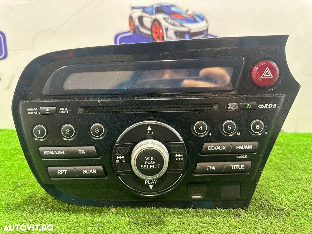 Radio cd multimedia honda insight 39100-tm8-e02, ph-3082h, cljhfa140008481, coec1d23 2009-2014 - 1