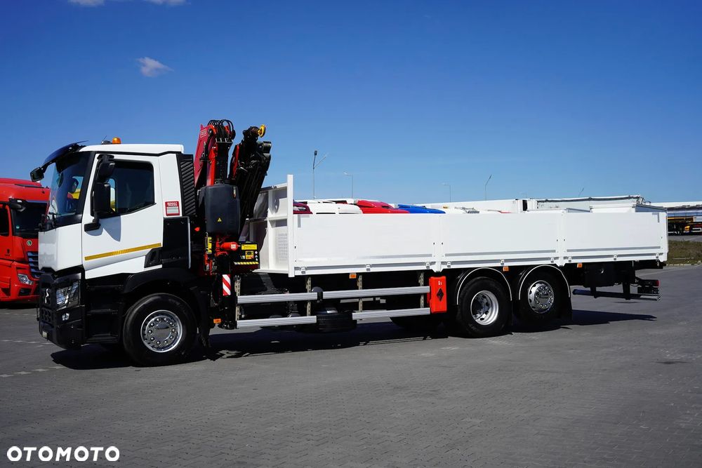 Renault C 430 / 6 X 2 / E 6 / SKRZYNIOWY + HDS / FASSI F 195 / ROTATOR / PILOT / DŁ. 8,05 M - 5
